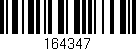 Código de barras (EAN, GTIN, SKU, ISBN): '164347'