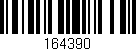 Código de barras (EAN, GTIN, SKU, ISBN): '164390'