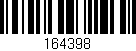 Código de barras (EAN, GTIN, SKU, ISBN): '164398'