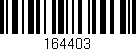 Código de barras (EAN, GTIN, SKU, ISBN): '164403'