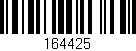 Código de barras (EAN, GTIN, SKU, ISBN): '164425'