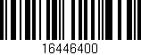 Código de barras (EAN, GTIN, SKU, ISBN): '16446400'