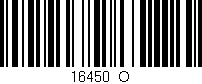 Código de barras (EAN, GTIN, SKU, ISBN): '16450_O'