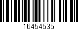 Código de barras (EAN, GTIN, SKU, ISBN): '16454535'