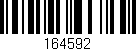 Código de barras (EAN, GTIN, SKU, ISBN): '164592'