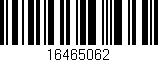 Código de barras (EAN, GTIN, SKU, ISBN): '16465062'