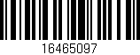 Código de barras (EAN, GTIN, SKU, ISBN): '16465097'