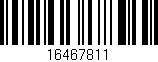 Código de barras (EAN, GTIN, SKU, ISBN): '16467811'