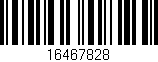 Código de barras (EAN, GTIN, SKU, ISBN): '16467828'