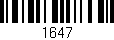 Código de barras (EAN, GTIN, SKU, ISBN): '1647'