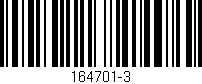 Código de barras (EAN, GTIN, SKU, ISBN): '164701-3'