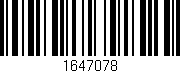Código de barras (EAN, GTIN, SKU, ISBN): '1647078'