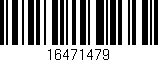 Código de barras (EAN, GTIN, SKU, ISBN): '16471479'