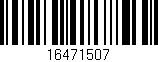 Código de barras (EAN, GTIN, SKU, ISBN): '16471507'