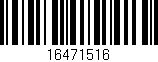 Código de barras (EAN, GTIN, SKU, ISBN): '16471516'