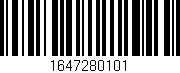 Código de barras (EAN, GTIN, SKU, ISBN): '1647280101'