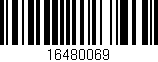Código de barras (EAN, GTIN, SKU, ISBN): '16480069'