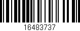 Código de barras (EAN, GTIN, SKU, ISBN): '16483737'