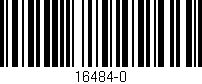 Código de barras (EAN, GTIN, SKU, ISBN): '16484-0'