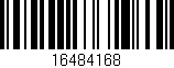 Código de barras (EAN, GTIN, SKU, ISBN): '16484168'