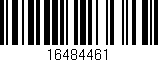 Código de barras (EAN, GTIN, SKU, ISBN): '16484461'