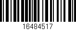 Código de barras (EAN, GTIN, SKU, ISBN): '16484517'