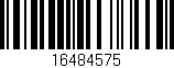 Código de barras (EAN, GTIN, SKU, ISBN): '16484575'