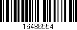 Código de barras (EAN, GTIN, SKU, ISBN): '16486554'
