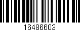 Código de barras (EAN, GTIN, SKU, ISBN): '16486603'