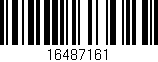 Código de barras (EAN, GTIN, SKU, ISBN): '16487161'