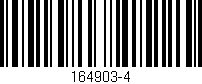 Código de barras (EAN, GTIN, SKU, ISBN): '164903-4'
