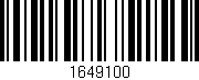 Código de barras (EAN, GTIN, SKU, ISBN): '1649100'