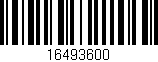 Código de barras (EAN, GTIN, SKU, ISBN): '16493600'