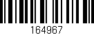 Código de barras (EAN, GTIN, SKU, ISBN): '164967'