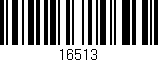Código de barras (EAN, GTIN, SKU, ISBN): '16513'