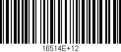 Código de barras (EAN, GTIN, SKU, ISBN): '16514E+12'
