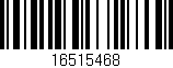 Código de barras (EAN, GTIN, SKU, ISBN): '16515468'
