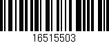 Código de barras (EAN, GTIN, SKU, ISBN): '16515503'
