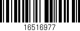 Código de barras (EAN, GTIN, SKU, ISBN): '16516977'