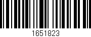 Código de barras (EAN, GTIN, SKU, ISBN): '1651823'
