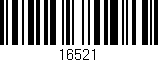 Código de barras (EAN, GTIN, SKU, ISBN): '16521'