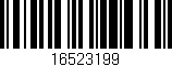 Código de barras (EAN, GTIN, SKU, ISBN): '16523199'