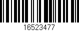 Código de barras (EAN, GTIN, SKU, ISBN): '16523477'