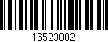 Código de barras (EAN, GTIN, SKU, ISBN): '16523882'