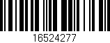 Código de barras (EAN, GTIN, SKU, ISBN): '16524277'