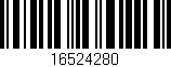 Código de barras (EAN, GTIN, SKU, ISBN): '16524280'