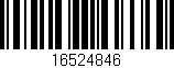 Código de barras (EAN, GTIN, SKU, ISBN): '16524846'