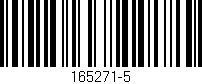 Código de barras (EAN, GTIN, SKU, ISBN): '165271-5'