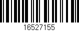 Código de barras (EAN, GTIN, SKU, ISBN): '16527155'