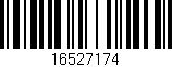 Código de barras (EAN, GTIN, SKU, ISBN): '16527174'